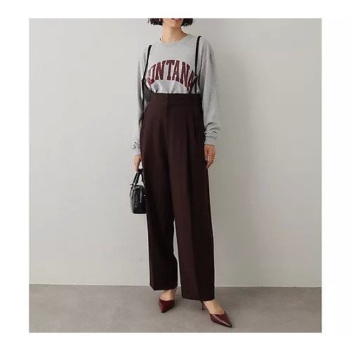 【ウィムガゼット/Whim Gazette】のハイウエストサスペンダーパンツ 人気、トレンドファッション・服の通販 founy(ファニー) 　ファッション　Fashion　レディースファッション　Fashion for Women　パンツ　Pants & Trousers　2025年　2025　2025-2026秋冬・A/W　Autumn/Winter 2025–26 AW25–26　おすすめ　Recommended / Our Picks　サスペンダー　Suspenders, Braces　セットアップ　Set-Up, Coordinated Outfit　センター　Center, Center Line　トレンド　Trend, Trending Now　マニッシュ　Mannish, Boyish　ワイド　Wide, Wide Fit　エレガント 上品　Elegant　 other-1|ID: prp329100004735917 ipo3291000000034209670