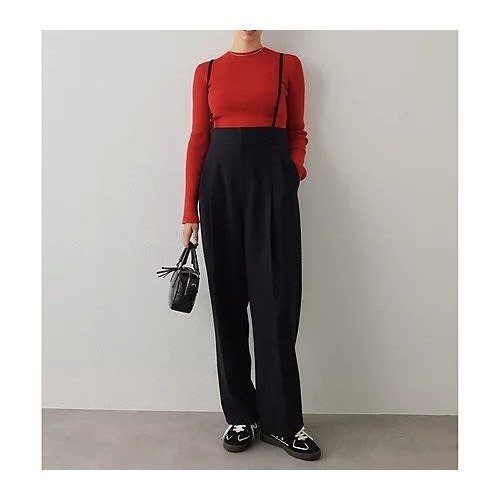 【ウィムガゼット/Whim Gazette】のハイウエストサスペンダーパンツ 人気、トレンドファッション・服の通販 founy(ファニー) 　ファッション　Fashion　レディースファッション　Fashion for Women　パンツ　Pants & Trousers　2025年　2025　2025-2026秋冬・A/W　Autumn/Winter 2025–26 AW25–26　おすすめ　Recommended / Our Picks　サスペンダー　Suspenders, Braces　セットアップ　Set-Up, Coordinated Outfit　センター　Center, Center Line　トレンド　Trend, Trending Now　マニッシュ　Mannish, Boyish　ワイド　Wide, Wide Fit　エレガント 上品　Elegant　other-3|ID: prp329100004735917 ipo3291000000034209674