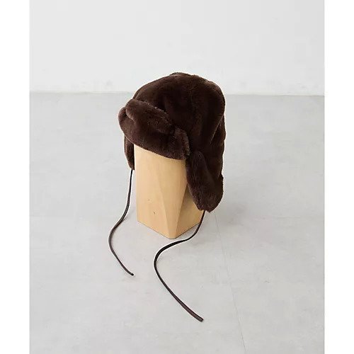 【ウィムガゼット/Whim Gazette】の【Hoaw.】フライトCAP 人気、トレンドファッション・服の通販 founy(ファニー) 　ファッション　Fashion　レディースファッション　Fashion for Women　アウトドア　Outdoor Clothing　アクセサリー　Fashion Accessories　キャップ　Cap, Baseball Cap　コンパクト　Compact, Small Size　シューズ　Shoes, Footwear　なめらか　Smooth, Silky Texture　フィット　Fit, Slim Fit　フェイクファー　Faux Fur, Imitation Fur　フォルム　Silhouette, Form　防寒　Cold Protection, Winter-Ready　ミリタリー　Military, Army Style　エレガント 上品　Elegant　2025年　2025　2025-2026秋冬・A/W　Autumn/Winter 2025–26 AW25–26　other-3|ID: prp329100004735918 ipo3291000000034209678