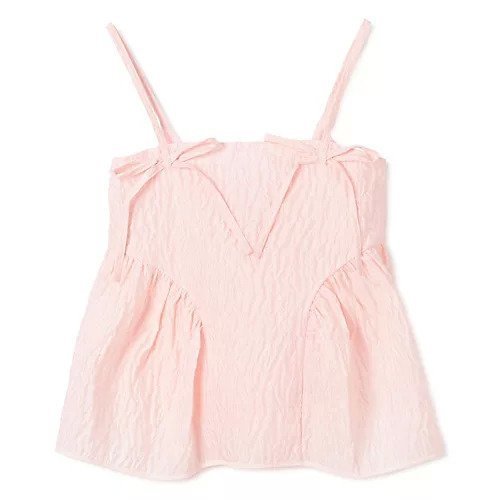 【セシリー バンセン/CECILIE BAHNSEN】のAKIRA TOP LOBELIA MATELASSE インテリア・キッズ・メンズ・レディースファッション・服の通販 founy(ファニー) 　ファッション　Fashion　レディースファッション　Fashion for Women　2025年　2025　2025-2026秋冬・A/W　Autumn/Winter 2025–26 AW25–26　ストレート　Straight, Straight Cut　バランス　Balance, Style Balance　ボタニカル　Botanical, Floral Pattern　リボン　Ribbon, Bow　今季　This Season, Current Season　BLUSH PINK|ID: prp329100004735956 ipo3291000000034210283
