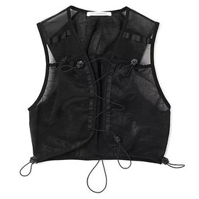 【セシリー バンセン/CECILIE BAHNSEN】 BONA VEST LIQUID MYRTIA人気、トレンドファッション・服の通販 founy(ファニー) ファッション Fashion レディースファッション Fashion for Women アウター Coat / Outerwear Collection トップス・カットソー Cut & Sew Tops ベスト&ジレ / 重ね着スタイル Vests & Gilets 2025年 2025 2025-2026秋冬・A/W Autumn/Winter 2025–26 AW25–26 コンパクト Compact, Small Size シアー Sheer, See-Through ドローコード Drawcord, Drawstring Cord ベスト Vest, Waistcoat ランニング Running, Running Wear, Activewear, Jogging 冬 Winter / This Winter 夏 Summer 洗える Machine Washable |ID:prp329100004735963