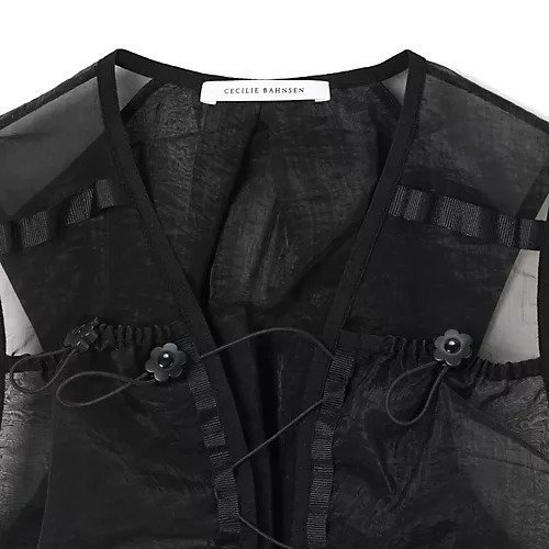 【セシリー バンセン/CECILIE BAHNSEN】のBONA VEST LIQUID MYRTIA 人気、トレンドファッション・服の通販 founy(ファニー) 　ファッション　Fashion　レディースファッション　Fashion for Women　アウター　Coat / Outerwear Collection　トップス・カットソー　Cut & Sew Tops　ベスト&ジレ / 重ね着スタイル　Vests & Gilets　2025年　2025　2025-2026秋冬・A/W　Autumn/Winter 2025–26 AW25–26　コンパクト　Compact, Small Size　シアー　Sheer, See-Through　ドローコード　Drawcord, Drawstring Cord　ベスト　Vest, Waistcoat　ランニング　Running, Running Wear, Activewear, Jogging　冬　Winter / This Winter　夏　Summer　洗える　Machine Washable　other-3|ID: prp329100004735963 ipo3291000000034210323