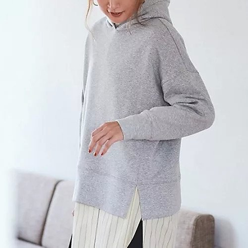 【ドレスハーセルフ/DRESS HERSELF】のウォームシルクパーカー インテリア・キッズ・メンズ・レディースファッション・服の通販 founy(ファニー) ファッション Fashion レディースファッション Fashion for Women トップス・カットソー Cut & Sew Tops レディースパーカー・カジュアルフーディー Casual Hoodies & Sweatshirts ウォーム Warm Fabric シルク Silk, 100% Silk スウェット / スエット Sweatshirt, Sweatwear パーカー Hoodie, Parka ボトム Bottoms, Lower Wear リラックス Relax, Relaxed Fit 人気 Popular, Best Seller 定番 Standard, Basic Item 杢グレー|ID: prp329100004735964 ipo3291000000035912894