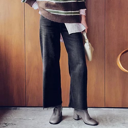 【シチズンズ オブ ヒューマニティー/CITIZENS OF HUMANITY】のLYRA WIDE LEG CROP IN MEDALLION 人気、トレンドファッション・服の通販 founy(ファニー) 　ファッション　Fashion　レディースファッション　Fashion for Women　洗える　Machine Washable　カットオフ　Cut-Off Design　コンパクト　Compact, Small Size　シンプル　Simple, Minimal　デニム　Denim, Jeans Material　トレンド　Trend, Trending Now　フリンジ　Fringe, Tassel　フロント　Front, Front Design　ポケット　Pocket, Pocket Detail　ヨーク　Yoke, Yoke Design　ワイド　Wide, Wide Fit　other-2|ID: prp329100004735967 ipo3291000000034910952