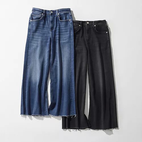 【シチズンズ オブ ヒューマニティー/CITIZENS OF HUMANITY】のLYRA WIDE LEG CROP IN MEDALLION 人気、トレンドファッション・服の通販 founy(ファニー) 　ファッション　Fashion　レディースファッション　Fashion for Women　洗える　Machine Washable　カットオフ　Cut-Off Design　コンパクト　Compact, Small Size　シンプル　Simple, Minimal　デニム　Denim, Jeans Material　トレンド　Trend, Trending Now　フリンジ　Fringe, Tassel　フロント　Front, Front Design　ポケット　Pocket, Pocket Detail　ヨーク　Yoke, Yoke Design　ワイド　Wide, Wide Fit　other-3|ID: prp329100004735967 ipo3291000000034910953