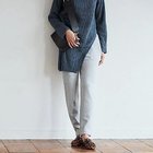 【ドレスハーセルフ/DRESS HERSELF】のウォームシルクテーパードパンツ 杢グレー|ID: prp329100004735972 ipo3291000000034210365