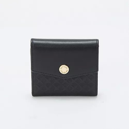【トプカピ/TOPKAPI】の【TREASURE TOPKAPI】スムースレザー 幾何柄 二つ折り財布 人気、トレンドファッション・服の通販 founy(ファニー) 　ファッション　Fashion　レディースファッション　Fashion for Women　ミニ財布・二つ折り財布　Wallets & Card Cases　コンビ　Combo, Combination Style　ボックス　Boxy, Box Shape　ポケット　Pocket, Pocket Detail　メタル　Metal, Metal Parts　財布　Wallet, Purse　other-2|ID: prp329100004735982 ipo3291000000034210449