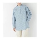 【ヒューマンウーマン/HUMAN WOMAN】のストライプオーバーブラウス 人気、トレンドファッション・服の通販 founy(ファニー) ファッション Fashion レディースファッション Fashion for Women トップス・カットソー Cut & Sew Tops シャツ・ブラウス・オフィスカジュアル Elegant Blouses & Button-Ups おすすめ Recommended / Our Picks シンプル Simple, Minimal スタンダード Standard, Basic ストライプ Stripe, Striped Pattern パイピング Piping, Trim Design ロング Long, Long-Length thumbnail グリーンストライプ|ID: prp329100004737460 ipo3291000000034219555