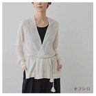 【ドレスハーセルフ/DRESS HERSELF】のシアーカーディガン/シルクカシミヤ オフシロ|ID: prp329100004737464 ipo3291000000034219596