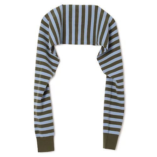 【エレフ/Eleph】のSLIM SLEEVES 人気、トレンドファッション・服の通販 founy(ファニー) 　ファッション　Fashion　レディースファッション　Fashion for Women　トップス・カットソー　Cut & Sew Tops　2025年　2025　2025-2026秋冬・A/W　Autumn/Winter 2025–26 AW25–26　カーディガン　Cardigan, Knitwear　ボーダー　Border, Stripe　マフラー　Scarf, Muffler　洗える　Machine Washable　other-2|ID: prp329100004737469 ipo3291000000034219643