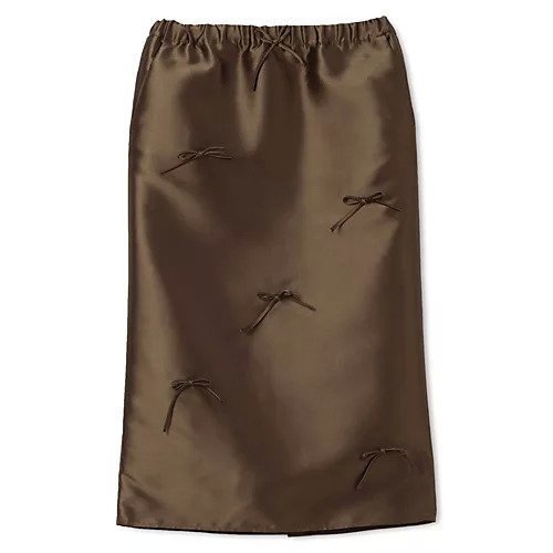 【エレフ/Eleph】のSIMPLE BOW SKIRT 人気、トレンドファッション・服の通販 founy(ファニー) ファッション Fashion レディースファッション Fashion for Women スカート Skirts 2025年 2025 2025-2026秋冬・A/W Autumn/Winter 2025–26 AW25–26 サテン Satin, Glossy Fabric バランス Balance, Style Balance フェミニン Feminine, Girly モチーフ Motif, Design Theme リボン Ribbon, Bow リュクス Luxury, Elegant, High-End, Chic ロング Long, Long-Length other-1|ID: prp329100004737478 ipo3291000000034219702