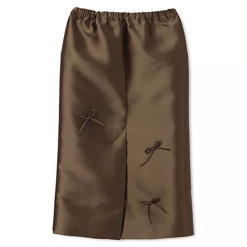 【エレフ/Eleph】のSIMPLE BOW SKIRT 人気、トレンドファッション・服の通販 founy(ファニー) ファッション Fashion レディースファッション Fashion for Women スカート Skirts 2025年 2025 2025-2026秋冬・A/W Autumn/Winter 2025–26 AW25–26 サテン Satin, Glossy Fabric バランス Balance, Style Balance フェミニン Feminine, Girly モチーフ Motif, Design Theme リボン Ribbon, Bow リュクス Luxury, Elegant, High-End, Chic ロング Long, Long-Length other-2|ID: prp329100004737478 ipo3291000000034219706