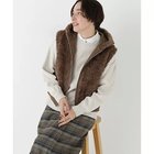 【ヒューマンウーマン/HUMAN WOMAN】のフェイクファージップアップフードベスト 人気、トレンドファッション・服の通販 founy(ファニー) ファッション Fashion レディースファッション Fashion for Women アウター Coat / Outerwear Collection トップス・カットソー Cut & Sew Tops ベスト&ジレ / 重ね着スタイル Vests & Gilets おすすめ Recommended / Our Picks コンビ Combo, Combination Style スタンダード Standard, Basic トレンド Trend, Trending Now フェイクファー Faux Fur, Imitation Fur 秋 Autumn thumbnail モカ|ID: prp329100004737507 ipo3291000000034219890