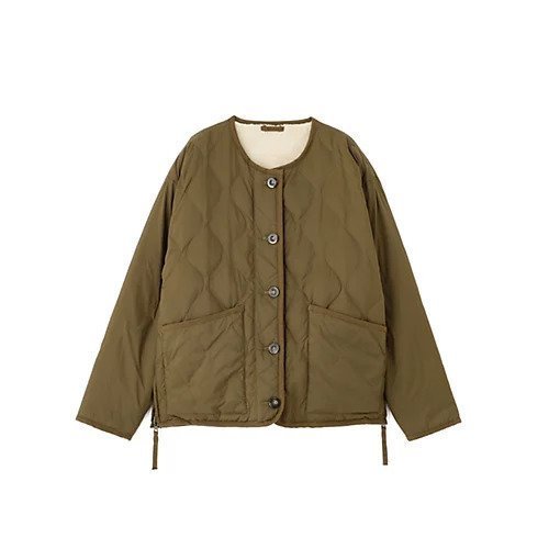 【ヒューマンウーマン/HUMAN WOMAN】のリバーシブルボアダウンブルゾン 人気、トレンドファッション・服の通販 founy(ファニー) 　ファッション　Fashion　レディースファッション　Fashion for Women　アウター　Coat / Outerwear Collection　ブルゾンジャケット・スポーティアウター　Blouson Jackets　おすすめ　Recommended / Our Picks　キルト　Quilt, Quilted Fabric　コラボ　Collaboration, Collab　スタンダード　Standard, Basic　タフタ　Taffeta, Structured Fabric　ブルゾン　Blouson, Bomber Jacket　リバーシブル　Reversible, Two-Sided　別注　Limited Edition, Custom Order　other-3|ID: prp329100004737510 ipo3291000000034219919