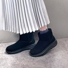 【エンチャンテッド/enchanted】の撥水エコファースリッポンブーツ 人気、トレンドファッション・服の通販 founy(ファニー) ファッション Fashion レディースファッション Fashion for Women ショート Short, Short Length デニム Denim, Jeans Material フェイクファー Faux Fur, Imitation Fur 冬 Winter / This Winter 軽量 Lightweight, Ultra Light thumbnail ブラックスエード|ID: prp329100004737582 ipo3291000000034220862