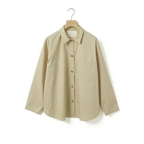 【ミディウミ/MidiUmi】のTWO&MOREブルゾンシャツ インテリア・キッズ・メンズ・レディースファッション・服の通販 founy(ファニー) 　ファッション　Fashion　レディースファッション　Fashion for Women　アウター　Coat / Outerwear Collection　ブルゾンジャケット・スポーティアウター　Blouson Jackets　トップス・カットソー　Cut & Sew Tops　シャツ・ブラウス・オフィスカジュアル　Elegant Blouses & Button-Ups　タイプライター　Typewriter Fabric, Crisp Cotton　ブルゾン　Blouson, Bomber Jacket　ベーシック　Basic, Essential　ポケット　Pocket, Pocket Detail　ワーク　Workwear, Utility Style　羽織　Haori, Light Jacket　ベージュ|ID: prp329100004738894 ipo3291000000035848761