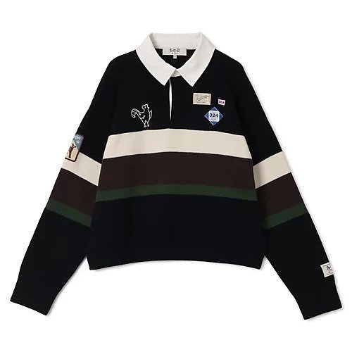 【シー ニューヨーク/Sea NEW YORK】のARTHER VARSITY KNIT RUGBY SHIRT 人気、トレンドファッション・服の通販 founy(ファニー) ファッション Fashion レディースファッション Fashion for Women トップス・カットソー Cut & Sew Tops ニット Knit Tops & Sweaters シャツ・ブラウス・オフィスカジュアル Elegant Blouses & Button-Ups 2025年 2025 2025-2026秋冬・A/W Autumn/Winter 2025–26 AW25–26 other-1|ID: prp329100004738896 ipo3291000000034229177