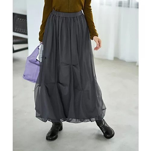【スタイルデリ/STYLE DELI】の【LUXE】タックチュールバルーンスカート インテリア・キッズ・メンズ・レディースファッション・服の通販 founy(ファニー) https://founy.com/ ファッション Fashion レディースファッション Fashion for Women スカート Skirts くるぶし Ankle-Length カットソー Cut and Sewn Top カーディガン Cardigan, Knitwear ジャケット Jacket, Outerwear スウェット / スエット Sweatshirt, Sweatwear スタイリッシュ Stylish, Fashionable スニーカー Sneakers, Trainers スリット Slit, Slit Detail タイツ Tights, Legwear チュール Tulip, Tulip Motif 定番 Standard, Basic Item バルーン Balloon, Balloon Silhouette パーカー Hoodie, Parka ベスト Vest, Waistcoat ポケット Pocket, Pocket Detail モコモコ Fuzzy, Fluffy ループ Loop, Loop Knit エレガント 上品 Elegant |ID: prp329100004738903 ipo3291000000034229227
