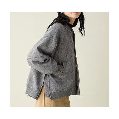【エニー/ANY】のサイドジップダンボールブルゾン 人気、トレンドファッション・服の通販 founy(ファニー) ファッション Fashion レディースファッション Fashion for Women アウター Coat / Outerwear Collection ブルゾンジャケット・スポーティアウター Blouson Jackets 洗える Machine Washable 切替 Switching, Contrast Panel サイドジップ Side Zip, Side Zipper ストレッチ Stretch, Stretchy Fabric スリット Slit, Slit Detail デニム Denim, Jeans Material トレーナー Sweatshirt, Trainer バランス Balance, Style Balance ワンポイント One Point, Statement Accent おすすめ Recommended / Our Picks other-3|ID: prp329100004738914 ipo3291000000034229307