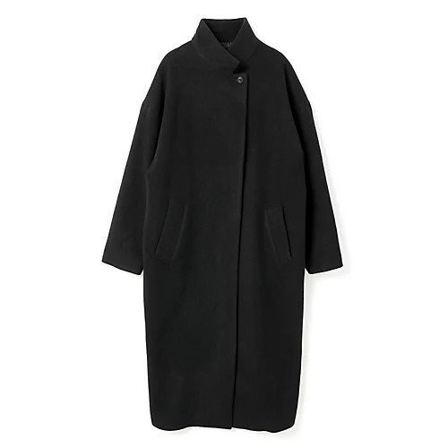 【ミズイロ インド/mizuiro ind】のウールブレンドスタンドカラーコート 人気、トレンドファッション・服の通販 founy(ファニー) 　ファッション　Fashion　レディースファッション　Fashion for Women　アウター　Coat / Outerwear Collection　コート・ロングコート・ピーコート　Long Coats, Peacoats & More　スタンダード　Standard, Basic　ハイネック　High Neck, Mock Neck　ベーシック　Basic, Essential　人気　Popular, Best Seller　再入荷　Restock / Back in Stock　other-2|ID: prp329100004738922 ipo3291000000034229374