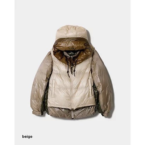 【ナンガ/NANGA】のNANGA multilayerring down vest blouson インテリア・キッズ・メンズ・レディースファッション・服の通販 founy(ファニー) 　ファッション　Fashion　レディースファッション　Fashion for Women　アウター　Coat / Outerwear Collection　ブルゾンジャケット・スポーティアウター　Blouson Jackets　トップス・カットソー　Cut & Sew Tops　ベスト&ジレ / 重ね着スタイル　Vests & Gilets　アウトドア　Outdoor Clothing　軽量　Lightweight, Ultra Light　スタンド　Stand Collar, Upright Stand　タフタ　Taffeta, Structured Fabric　ダウン　Down, Puffer　パターン　Pattern, Design Print　ブルゾン　Blouson, Bomber Jacket　プリント　Print, Printed Pattern　ベスト　Vest, Waistcoat　リバーシブル　Reversible, Two-Sided　2025年　2025　2025-2026秋冬・A/W　Autumn/Winter 2025–26 AW25–26　beige|ID: prp329100004738927 ipo3291000000034229404