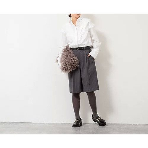 【ノーリーズ/NOLLEY'S】の【MARILYN MOON/マリリーンムーン】Vタックフリルブラウス 人気、トレンドファッション・服の通販 founy(ファニー) ファッション Fashion レディースファッション Fashion for Women トップス・カットソー Cut & Sew Tops シャツ・ブラウス・オフィスカジュアル Elegant Blouses & Button-Ups 2025年 2025 2025-2026秋冬・A/W Autumn/Winter 2025–26 AW25–26 エレガント 上品 Elegant クラシカル Classical, Vintage-Inspired ジャケット Jacket, Outerwear セレモニー Ceremony プリーツ Pleats, Pleated モダン Modern, Contemporary other-3|ID: prp329100004739969 ipo3291000000034256238