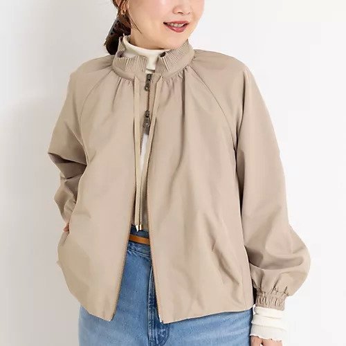 【ノーリーズソフィー/NOLLEY'S sophi】の【MARILYN MOON/マリリーンムーン】pleats twill blouson 人気、トレンドファッション・服の通販 founy(ファニー) 　ファッション　Fashion　レディースファッション　Fashion for Women　アウター　Coat / Outerwear Collection　ブルゾンジャケット・スポーティアウター　Blouson Jackets　エレガント 上品　Elegant　ギャザー　Gathered, Ruffled　ツイル　Twist, Twisted Detail　ドローコード　Drawcord, Drawstring Cord　バルーン　Balloon, Balloon Silhouette　ブルゾン　Blouson, Bomber Jacket　プリーツ　Pleats, Pleated　モダン　Modern, Contemporary　2025年　2025　2025-2026秋冬・A/W　Autumn/Winter 2025–26 AW25–26　 other-1|ID: prp329100004740021 ipo3291000000034483633