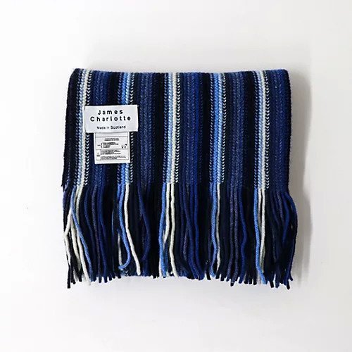 【ノーリーズ グッドマン/NOLLEY'S goodman / MEN】の【JAMES CHARLOTTE/ジェームス・シャルロット】Lambswool Russell Muffler 25 人気、トレンドファッション・服の通販 founy(ファニー) 　ファッション　Fashion　メンズファッション　Fashion for Men　ハンド　Hand, Handmade　ビビッド　Vivid, Bright Tone　フレーム　Frame, Outline　ラッセル　Raschel, Raschel Lace　ワンポイント　One Point, Statement Accent　ギフト プレゼント　Gift / Present　other-3|ID: prp329100004740044 ipo3291000000034241519