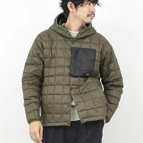【ノーリーズ グッドマン/NOLLEY'S goodman / MEN】の【TAION/タイオン】MOUNTAIN LIGHT DOWN HOODIE 25AW インテリア・キッズ・メンズ・レディースファッション・服の通販 founy(ファニー) ファッション Fashion メンズファッション Fashion for Men ジャケット Jacket, Outerwear スウェット / スエット Sweatshirt, Sweatwear スラックス Slacks, Dress Pants ダウン Down, Puffer デニム Denim, Jeans Material ドローコード Drawcord, Drawstring Cord ポケット Pocket, Pocket Detail 2025年 2025 2025-2026秋冬・A/W Autumn/Winter 2025–26 AW25–26 オリーブ|ID: prp329100004740050 ipo3291000000034241564