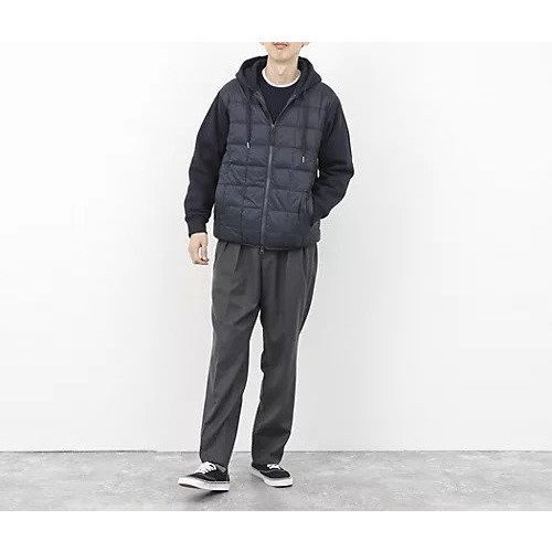 【ノーリーズ グッドマン/NOLLEY'S goodman / MEN】の【TAION/タイオン】W-ZIP DOWN HOODIE with SWEATS SLEEVE 25AW 人気、トレンドファッション・服の通販 founy(ファニー) ファッション Fashion メンズファッション Fashion for Men 切替 Switching, Contrast Panel ジップ Zip, Zipper ジャケット Jacket, Outerwear スウェット / スエット Sweatshirt, Sweatwear スラックス Slacks, Dress Pants ダウン Down, Puffer デニム Denim, Jeans Material パーカー Hoodie, Parka ベーシック Basic, Essential ポケット Pocket, Pocket Detail 2025年 2025 2025-2026秋冬・A/W Autumn/Winter 2025–26 AW25–26 other-2|ID: prp329100004740056 ipo3291000000034241605