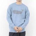 【ノーリーズ グッドマン/NOLLEY'S goodman / MEN】のクジラWJQ ダブルジャカードニット 25AW ライトブルー|ID: prp329100004740057 ipo3291000000034494804
