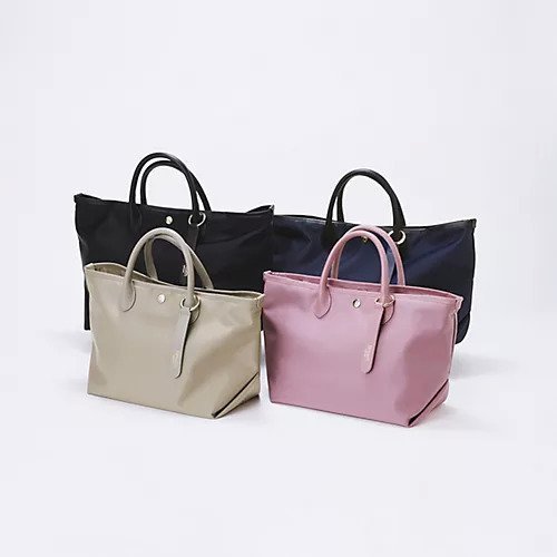 【トプカピ/TOPKAPI】の【Breath TOPKAPI】ナイロン レザーハンドル シンプル トートバッグ / 軽量 / A4対応 人気、トレンドファッション・服の通販 founy(ファニー) 　ファッション　Fashion　レディースファッション　Fashion for Women　バッグ　Bags　ショルダー　Shoulder, Shoulder Strap　シンプル　Simple, Minimal　スタイリッシュ　Stylish, Fashionable　スマート　Smart, Elegant　チャーム　Charm, Pendant　フォルム　Silhouette, Form　メタル　Metal, Metal Parts　軽量　Lightweight, Ultra Light　other-2|ID: prp329100004741091 ipo3291000000034254791