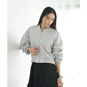 【スタイルデリ/STYLE DELI】 【BLK001】シャーリングエンボスジップブルゾン人気、トレンドファッション・服の通販 founy(ファニー) ファッション Fashion レディースファッション Fashion for Women アウター Coat / Outerwear Collection ブルゾンジャケット・スポーティアウター Blouson Jackets 春 Spring 秋 Autumn コンパクト Compact, Small Size シャーリング Shirring, Ruched シンプル Simple, Minimal バランス Balance, Style Balance ブルゾン Blouson, Bomber Jacket ポケット Pocket, Pocket Detail ロング Long, Long-Length ワイド Wide, Wide Fit おすすめ Recommended / Our Picks 夏 Summer エレガント 上品 Elegant |ID:prp329100004741098