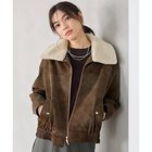 【エニー/ANY】の【2WAY】ボアカラーブルゾン ブラウン|ID: prp329100004741101 ipo3291000000034254863