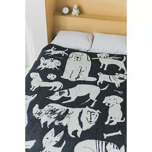 【ラプアン カンクリ/LAPUAN KANKURIT / GOODS】のウールブランケット「KOIRAPUISTO 」130x180 人気、トレンドファッション・服の通販 founy(ファニー) イラスト Illustration ブランケット Blanket, Throw Blanket 犬 Dog other-2|ID: prp329100004741110 ipo3291000000034254911