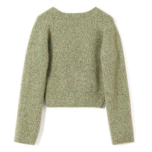 【ガニー/GANNI】のBrushed Mohair Mix Deep V-neck 人気、トレンドファッション・服の通販 founy(ファニー) 　ファッション　Fashion　レディースファッション　Fashion for Women　トップス・カットソー　Cut & Sew Tops　Vネックトップス　V-Neck Tops / V-Cut Neckline Shirts　2025年　2025　2025-2026秋冬・A/W　Autumn/Winter 2025–26 AW25–26　クロップド　Cropped, Short Length　メタリック　Metallic, Shiny Finish　ワイド　Wide, Wide Fit　洗える　Machine Washable　other-2|ID: prp329100004743743 ipo3291000000035902564