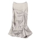 【ガニー/GANNI】のDouble Viscose Satin Tuck Detail Long Skirt 人気、トレンドファッション・服の通販 founy(ファニー) ファッション Fashion レディースファッション Fashion for Women スカート Skirts ロングスカート Long Skirts / Maxi & Midi Skirts 2025年 2025 2025-2026秋冬・A/W Autumn/Winter 2025–26 AW25–26 アシンメトリー Asymmetrical Style ドレープ Drape, Draping Fabric プリーツ Pleats, Pleated ロング Long, Long-Length thumbnail Mirage Gray|ID: prp329100004743744 ipo3291000000034281508