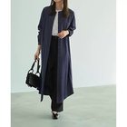 【スタイルデリ/STYLE DELI】のコートにもなるドビー織りドット柄ワンピース ネイビー|ID:prp329100004743748
