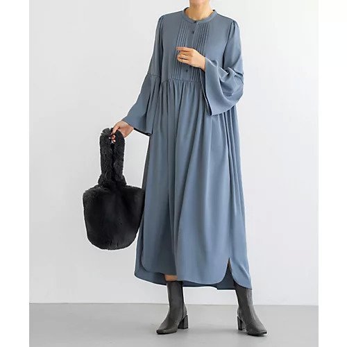 【スタイルデリ/STYLE DELI】の【LUXE】タック&ギャザーワンピース インテリア・キッズ・メンズ・レディースファッション・服の通販 founy(ファニー) https://founy.com/ ファッション Fashion レディースファッション Fashion for Women ワンピース Dresses インナー Innerwear 春 Spring ギャザー Gathered, Ruffled 軽量 Lightweight, Ultra Light サテン Satin, Glossy Fabric スタイリッシュ Stylish, Fashionable スリット Slit, Slit Detail スリーブ Sleeve, Long Sleeve / Short Sleeve タイツ Tights, Legwear デコルテ Décolleté, Neckline ドレープ Drape, Draping Fabric なめらか Smooth, Silky Texture フォルム Silhouette, Form フレア Flare, Flared フロント Front, Front Design プリーツ Pleats, Pleated ペチコート Petticoat, Underskirt ポケット Pocket, Pocket Detail 防寒 Cold Protection, Winter-Ready ラウンド Round, Round Neck レギンス Leggings, Stretch Pants 冬 Winter / This Winter エレガント 上品 Elegant |ID: prp329100004743749 ipo3291000000034281530