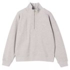 【メゾン キツネ/MAISON KITSUNE】のBABY FOX HALF ZIP SWEATSHIRT 人気、トレンドファッション・服の通販 founy(ファニー) ファッション Fashion レディースファッション Fashion for Women トップス・カットソー Cut & Sew Tops シャツ・ブラウス・オフィスカジュアル Elegant Blouses & Button-Ups レディースパーカー・カジュアルフーディー Casual Hoodies & Sweatshirts ロングTシャツ・Tシャツ Longline T-Shirts & Tees スウェット・クルーネックトップス Sweatshirts & Crewnecks / Relaxed Fit Sweat Tops 2025年 2025 2025-2026秋冬・A/W Autumn/Winter 2025–26 AW25–26 ショルダー Shoulder, Shoulder Strap ジップ Zip, Zipper ドロップ Drop Shoulder, Dropped Style ヴィンテージ Vintage Style 洗える Machine Washable thumbnail LIGHT GREY MELANGE|ID: prp329100004743823 ipo3291000000034282179