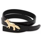 【メゾン キツネ/MAISON KITSUNE】のPROFILE FOX LEATHER BELT 人気、トレンドファッション・服の通販 founy(ファニー) ファッション Fashion レディースファッション Fashion for Women 2025年 2025 2025-2026秋冬・A/W Autumn/Winter 2025–26 AW25–26 スタイリッシュ Stylish, Fashionable フォックス Fox, Fox Fur エレガント 上品 Elegant thumbnail BLACK|ID: prp329100004743827 ipo3291000000034282207