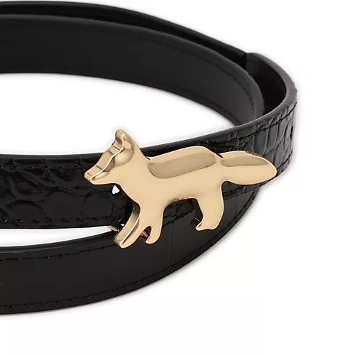 【メゾン キツネ/MAISON KITSUNE】のPROFILE FOX LEATHER BELT 人気、トレンドファッション・服の通販 founy(ファニー) 　ファッション　Fashion　レディースファッション　Fashion for Women　2025年　2025　2025-2026秋冬・A/W　Autumn/Winter 2025–26 AW25–26　スタイリッシュ　Stylish, Fashionable　フォックス　Fox, Fox Fur　エレガント 上品　Elegant　other-3|ID: prp329100004743827 ipo3291000000034282209