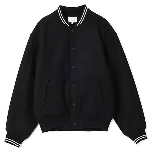 【メゾン キツネ/MAISON KITSUNE】のVARSITY TEDDY BLOUSON インテリア・キッズ・メンズ・レディースファッション・服の通販 founy(ファニー) https://founy.com/ ファッション Fashion レディースファッション Fashion for Women アウター Coat / Outerwear Collection ブルゾンジャケット・スポーティアウター Blouson Jackets 2025年 2025 2025-2026秋冬・A/W Autumn/Winter 2025–26 AW25–26 シンプル Simple, Minimal パッチ Patch, Appliqué メルトン Melton, Heavy Wool 今季 This Season, Current Season |ID: prp329100004743833 ipo3291000000034282241