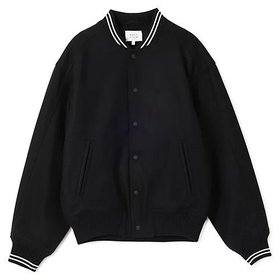 【メゾン キツネ/MAISON KITSUNE】 VARSITY TEDDY BLOUSON人気、トレンドファッション・服の通販 founy(ファニー) ファッション Fashion レディースファッション Fashion for Women アウター Coat / Outerwear Collection ブルゾンジャケット・スポーティアウター Blouson Jackets 2025年 2025 2025-2026秋冬・A/W Autumn/Winter 2025–26 AW25–26 シンプル Simple, Minimal パッチ Patch, Appliqué メルトン Melton, Heavy Wool 今季 This Season, Current Season |ID:prp329100004743833