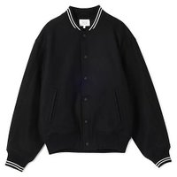 【メゾン キツネ/MAISON KITSUNE】のVARSITY TEDDY BLOUSON 人気、トレンドファッション・服の通販 founy(ファニー) ファッション Fashion レディースファッション Fashion for Women アウター Coat / Outerwear Collection ブルゾンジャケット・スポーティアウター Blouson Jackets 2025年 2025 2025-2026秋冬・A/W Autumn/Winter 2025–26 AW25–26 シンプル Simple, Minimal パッチ Patch, Appliqué メルトン Melton, Heavy Wool 今季 This Season, Current Season |ID:prp329100004743833