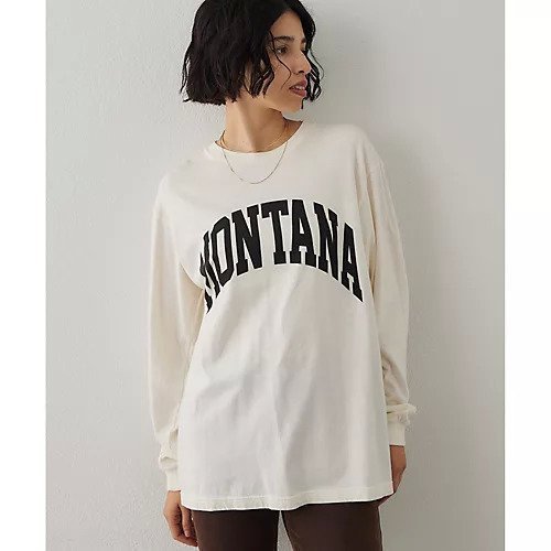 【ウィムガゼット/Whim Gazette】のMONTANAロングTシャツ 人気、トレンドファッション・服の通販 founy(ファニー) ファッション Fashion レディースファッション Fashion for Women トップス・カットソー Cut & Sew Tops シャツ・ブラウス・オフィスカジュアル Elegant Blouses & Button-Ups ロングTシャツ・Tシャツ Longline T-Shirts & Tees カットソー Cut and Sewn Top シンプル Simple, Minimal スリーブ Sleeve, Long Sleeve / Short Sleeve トレンド Trend, Trending Now プリント Print, Printed Pattern メランジ Melange, Mixed Yarn リラックス Relax, Relaxed Fit ロング Long, Long-Length 2025年 2025 2025-2026秋冬・A/W Autumn/Winter 2025–26 AW25–26 other-2|ID: prp329100004744605 ipo3291000000034294404
