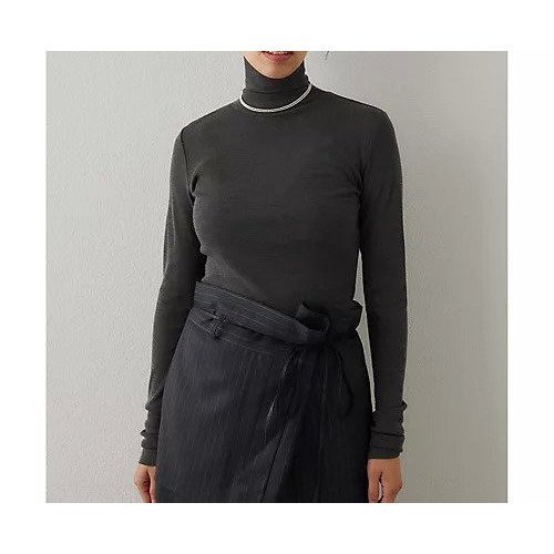 【ウィムガゼット/Whim Gazette】のウール混カットタートルプルオーバー インテリア・キッズ・メンズ・レディースファッション・服の通販 founy(ファニー) ファッション Fashion レディースファッション Fashion for Women トップス・カットソー Cut & Sew Tops カジュアルプルオーバー・ニットトップス Pullovers & Knit Tops / Casual Pullovers 2025年 2025 2025-2026秋冬・A/W Autumn/Winter 2025–26 AW25–26 シアー Sheer, See-Through シンプル Simple, Minimal スタンダード Standard, Basic ストレッチ Stretch, Stretchy Fabric タートルネック Turtleneck, High Neck A/W・秋冬 Autumn/Winter グレー|ID: prp329100004744608 ipo3291000000034294418