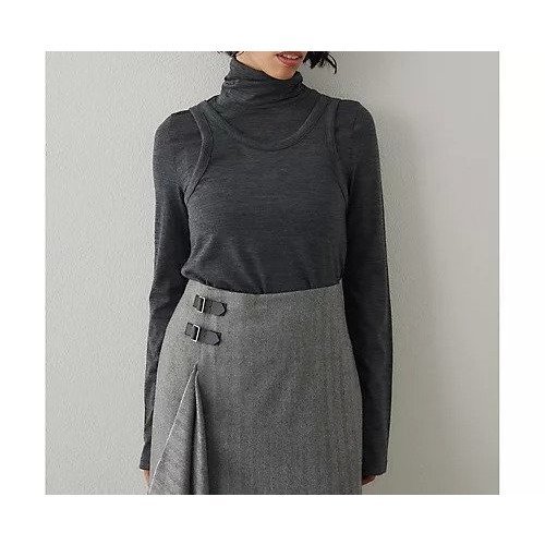 【ウィムガゼット/Whim Gazette】のタートルタンクプルオーバー 人気、トレンドファッション・服の通販 founy(ファニー) ファッション Fashion レディースファッション Fashion for Women トップス・カットソー Cut & Sew Tops カジュアルプルオーバー・ニットトップス Pullovers & Knit Tops / Casual Pullovers 2025年 2025 2025-2026秋冬・A/W Autumn/Winter 2025–26 AW25–26 ストレッチ Stretch, Stretchy Fabric スマート Smart, Elegant タンク Tank Top, Sleeveless Top タートルネック Turtleneck, High Neck other-2|ID: prp329100004744610 ipo3291000000034294438