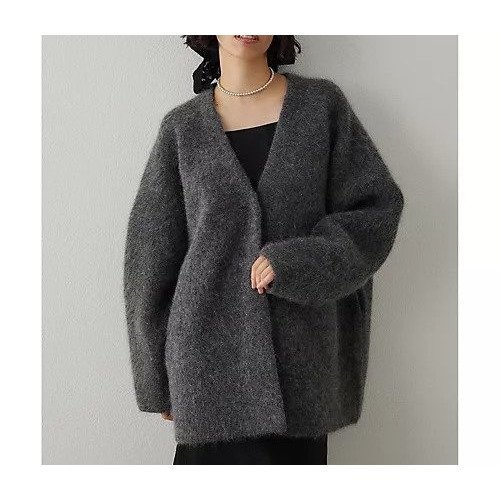 【ウィムガゼット/Whim Gazette】のセッケツニットジャケット インテリア・キッズ・メンズ・レディースファッション・服の通販 founy(ファニー) 　ファッション　Fashion　レディースファッション　Fashion for Women　アウター　Coat / Outerwear Collection　レディースジャケット・軽アウター　Jackets　2025年　2025　2025-2026秋冬・A/W　Autumn/Winter 2025–26 AW25–26　インナー　Innerwear　カーディガン　Cardigan, Knitwear　ジャケット　Jacket, Outerwear　バランス　Balance, Style Balance　ミドル　Middle Length, Mid Height　エレガント 上品　Elegant　グレー|ID: prp329100004744620 ipo3291000000034294542