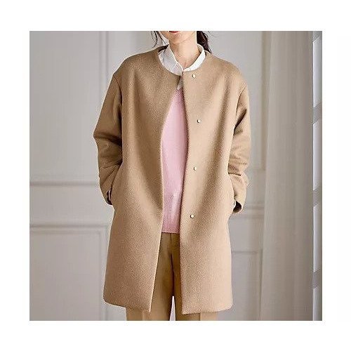 【エニー/ANY】の【防風裏地】カシミヤブレンドコート インテリア・キッズ・メンズ・レディースファッション・服の通販 founy(ファニー)  ファッション Fashion レディースファッション Fashion for Women アウター Coat / Outerwear Collection コート・ロングコート・ピーコート Long Coats, Peacoats & More おすすめ Recommended / Our Picks インナー Innerwear ストール Stole, Wrap タートルネック Turtleneck, High Neck チェック Check, Plaid, Tartan マフラー Scarf, Muffler 人気 Popular, Best Seller 無地 Plain, Solid Color キャメル|ID: prp329100004744623 ipo3291000000034294562